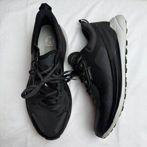 Lululemon Blissfeel Trail Running Shoes Black/White Size 8.5 Womens Lightweight